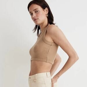NWT Madewell Crewneck Crop Tank